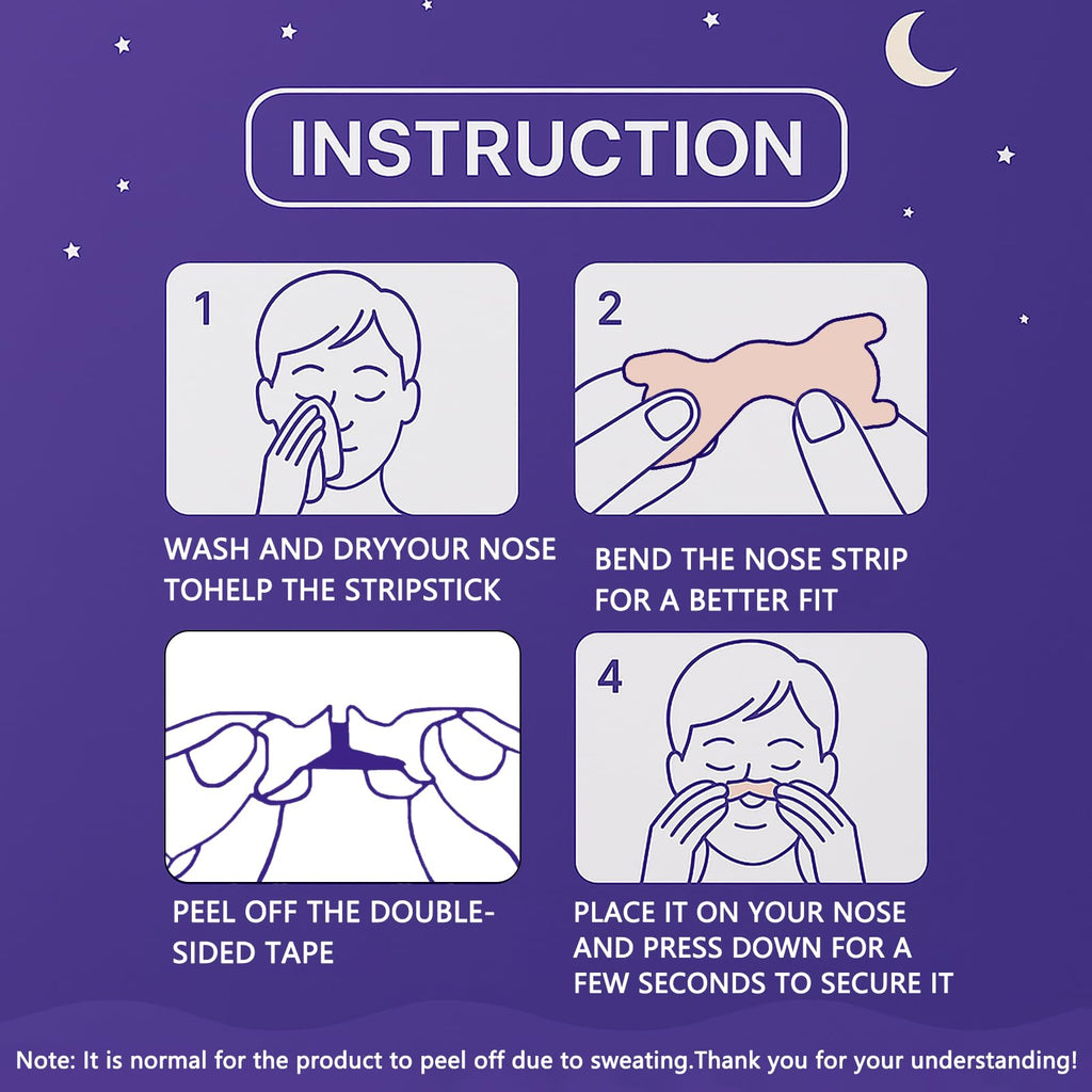 Extra Strength Nasal Strips for Snoring and Nasal Congestion Relief,Drug-Free Breath Better Nose Strips with Strong Adhesive,50% Stronger Lift,Clear Comfortable Design for Sensitive Skin,60 PCS