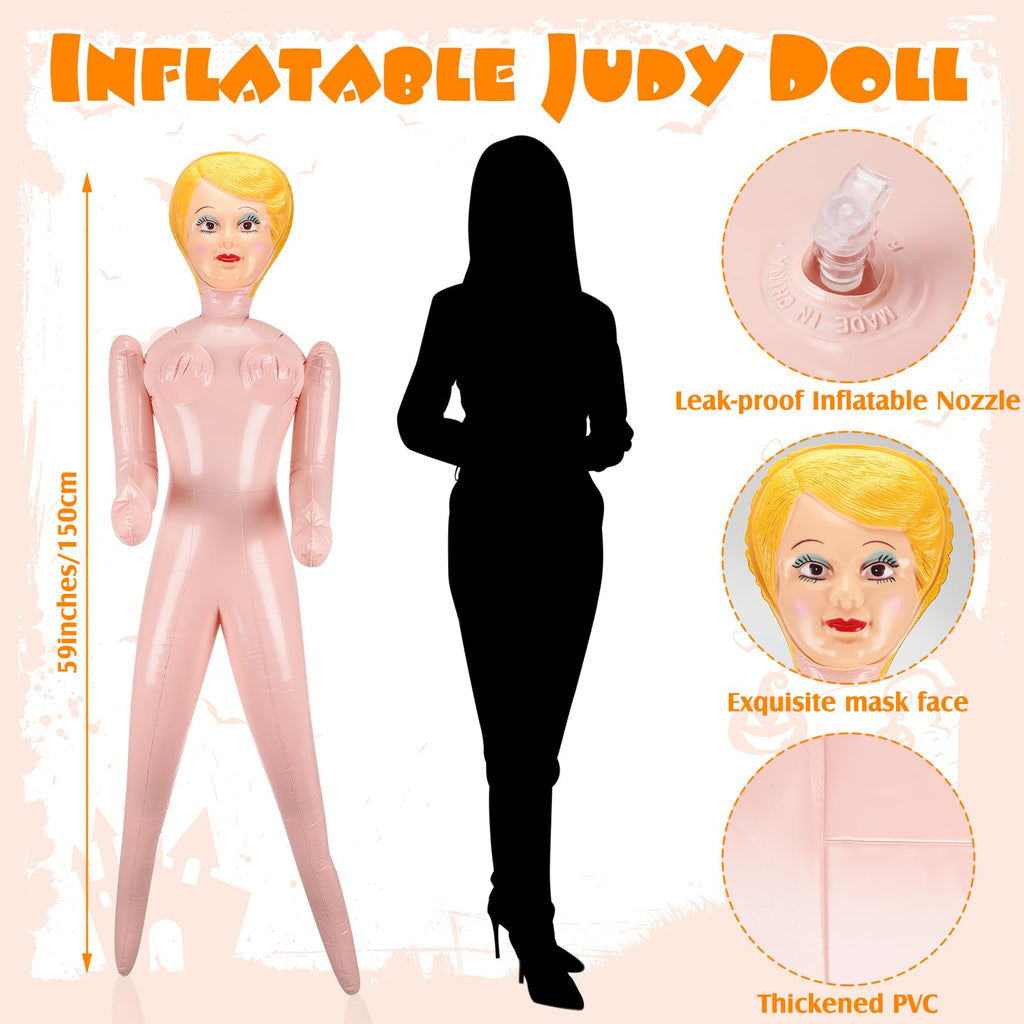 Liliful 59 Inch Blow up Doll Inflatable Life Size Bachelor Party, Cassie