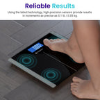 Etekcity Bathroom Scale for Body Weight, Highly Accurate Digital Electronic Weighing Machine for People,LCD Display,Large Size,6mm Tempered Glass-Safe Home Use,Batteries Included, 400 lbs (Pack of 5)