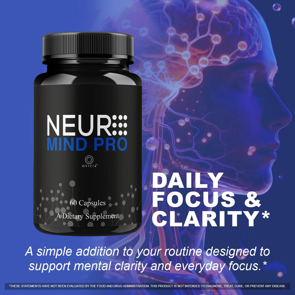 Neuro Mind Pro - Neuro MindPro Capsules Advanced Formula, NeuroMindPro Original Premium Pills All Natural Daily Support for Overall Health & Wellness Reviews, 60 Capsules for 1 Month