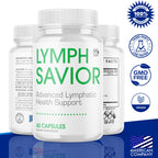 Lymph Savior Capsules, Official Lymph Savior Pills with All Natural Ingredients, Maximum Strength Supplement with Premium Vitamins Supporting Optimal Wellness & Advanced Health Naturally (60 Capsules)