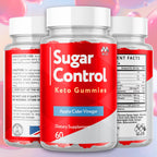 (3 Pack) SugarControl Keto Gummies, Official SugarControl Gummys with All Natural Ingredients, Advanced Apple Cider Vinegar Gummy for Health and Wellness, Max Strength Vitamin Supplement (180 Gummies)