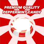 Starlight Peppermint Candy Bulk - 5 Pounds Approx 450 Candies - Hard Candy Individually Wrapped Christmas - Holiday Mints