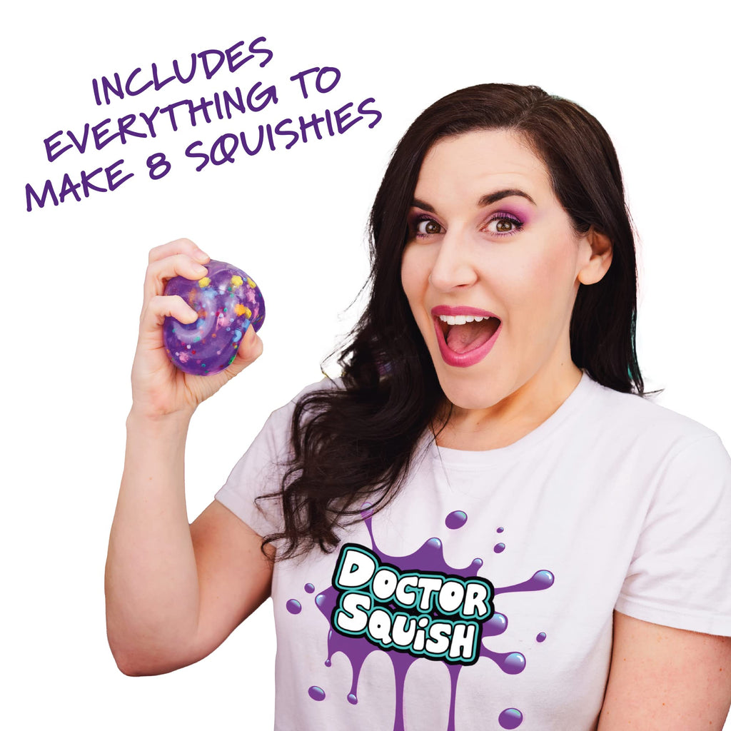 John Adams Doctor Squish Squishy Maker | Make Your Own Squishies | Social Media Sensation | Art & Craft Toy | Age 8+ | Includes Slime, Sparkles & Confetti | Gift Idea for Birthday & Christmas