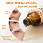 VGO Vitamin C Serum for Face, Vit C Anti Aging Serum with Hyaluronic Acid & Vitamina E, Deep Hydration Facial Care for All Skin Types, 2.02oz / 60ml