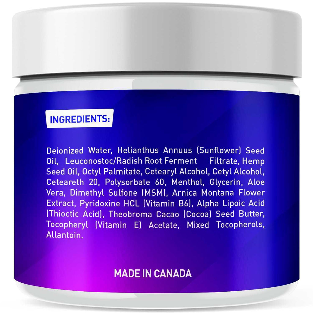 Pharmapulse Neuropathy Cream – Maximum Strength for Feet, Hands, Legs, Toes, Lower Back - Alpha Lipoic Acid, Arnica, Vitamin B6, Aloe Vera, MSM - Effective Soothing