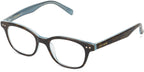 Kate Spade Women's Rebec Cat Eye Reading Glasses, Tortoise Aqua, 49 mm (1.5 x Magnification Strength)