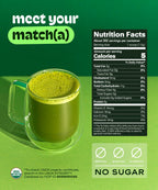 Matcha DNA Organic Matcha Powder - XXL 16oz TIN – Matcha Green Tea - USDA Organic Gluten-Free Vegan, Unsweetened No Additives - Everyday Green Macha Powder Tea for Lattes, Smoothies, Baking & Recipes