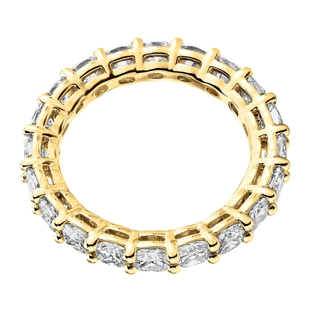PAVOI 14K Yellow Gold Plated Rings Square for Women, Yellow Gold