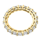 PAVOI 14K Yellow Gold Plated Rings Square for Women, Yellow Gold