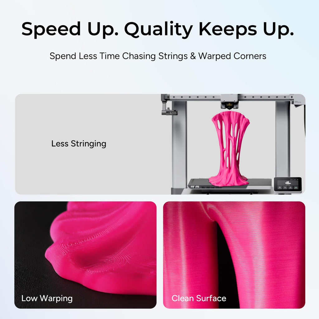 Polymaker PETG Filament 1.75mm Pink 1KG, High Speed, 2.2 Lbs