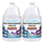Simply Vinegar Industrial Strength 49% Vinegar – High-Performance Concentrated Cleaner for Home, Garden, Driveways & More – Biodegradable & Bleach-Free (Not for Food Use) - 128 oz (Pack of 2)