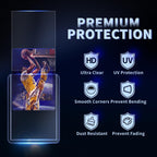 2000 Hard Plastic Card Sleeves, Premium Plastic Baseball Card Sleeves, 3" x 4" Trading Cards Holder, Sports Baseball Football Game Cards Protectors (1000 Hard Sleeve + 1000 Soft Sleeve)