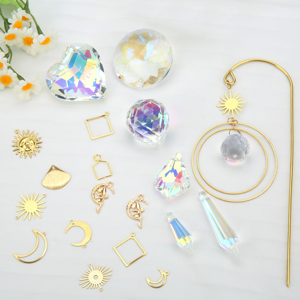 DIY Sun Catcher Kits for Adults, 260pcs Crystal Suncatchers Making Supplies