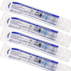 25 Pack 3ml 23Ga Lab Syringe Tools with Measurement, Individually Packed