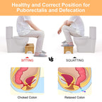 Uaniar 2 Pack Wood Toilet Stool Squat Adult, Bamboo Poop Stool for Bathroom, 7 Inch Potty Squatting for Adults, Wooden Toilet Squat Step Stools for Pooping, Bathroom Pooping Stools for Kids