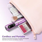 TUOBEO Cordless Nail Drill Electric Nail File Kit, Rechargeable Efile Set