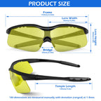 OXG 6 Pack Safety Glasses for Men and Women, UV-Block Safety Goggles ANSI Z87.1 Protective Eyewear Impact & Scratch Resistant Eye Protection for Shooting Construction and Outdoor