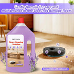 QKLYXEN Floor Cleaning Solution Compatible with Roborock – 82 FL OZ Lavender Floor Cleaner – Rich, Long-lasting Fragrance, – For All Robot Vacuums with Mopping & Cordless Wet/Dry Vacuum Mop Cleaner