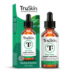 TruSkin Tea Tree Oil Acne Treatment Serum for Face – Salicylic Acid, Niacinamide, Vitamin C & Retinol – Clarifying Super Facial Serum for Acne-Prone Skin & Pores, 1 Fl Oz