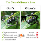 Lcbestbro 3 Pack Business Blue light Blocking Reading Glasses for Men, 0.5 Metal Readers