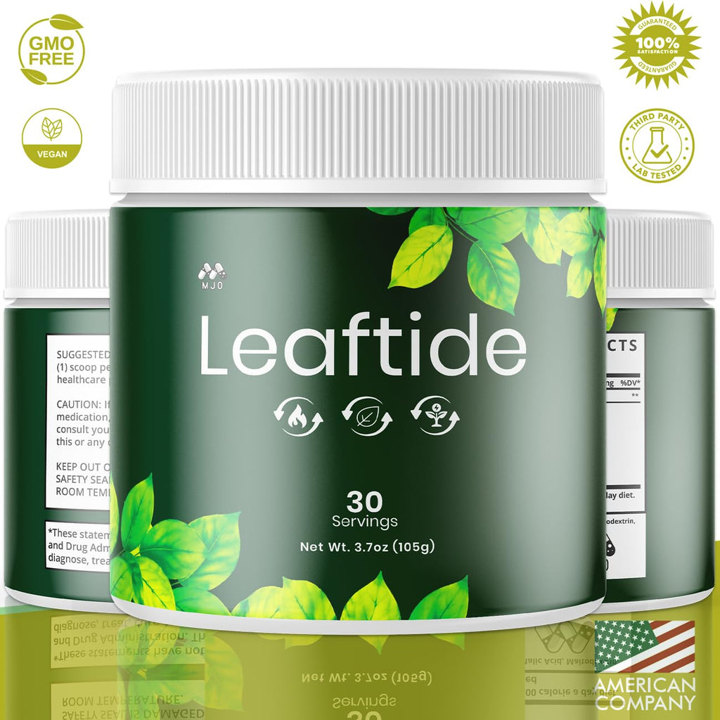 Leaftide Powder, Official LeaftidePowder Mix with All Natural Ingredients, Advanced Formula Support for Active Lifestyle with Maximum Strength Vitamins for Overall Health and Wellness (30 Servings)