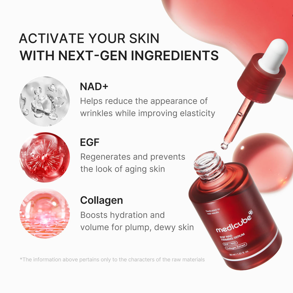 medicube NAD EGF Firming Serum for Face & Body, Elasticity & Anti-Aging