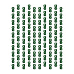100X Plant Trellis Cane Connector, Climbing Rattan Stent Accessories Plant Connector Stake Clip for Garden Orchard Tomato Cage 11mm (7/16 inch)