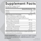 Sports Research® Vegan Omega 3-6-7-9 - 1200 mg of Multi-Spectrum Omega Fatty Acids Certified Non-GMO Formula with Sea Buckthorn & Borage Oil - 90 Veggie Softgels