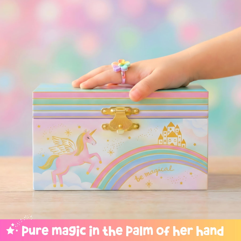 Giggle & Honey® Musical Unicorn Jewelry Box for Girls