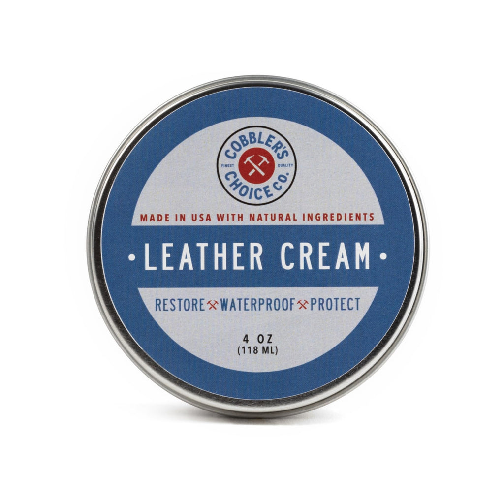 Cobbler's Choice Co. Finest Quality All Natural Leather Cream - Made with Triple Filtered BeesWax, (4 OZ. (118ML))