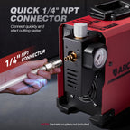 ARCCAPTAIN Plasma Cutter, [Large LED Display] 50Amps Cutter Machine with 110/220V Dual Voltage DC Inverter IGBT 1/2 Inch Clean Cut Post Flow and 2T/4T, for Beginners DIY