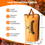 21in BBQ Blanket for Resting Meat - Smoking Meat Insulated Bag for Brisket/Beef/Pork Shoulder/Turkey - Christmas Gifts Stocking Stuffers - Birthday Anniversary Smoker Accessories Gift for Men Him Dad