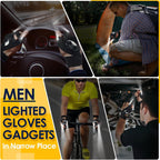 PARIGO Flashlight Gloves Christmas Stocking Stuffers for Men, Gifts for Men