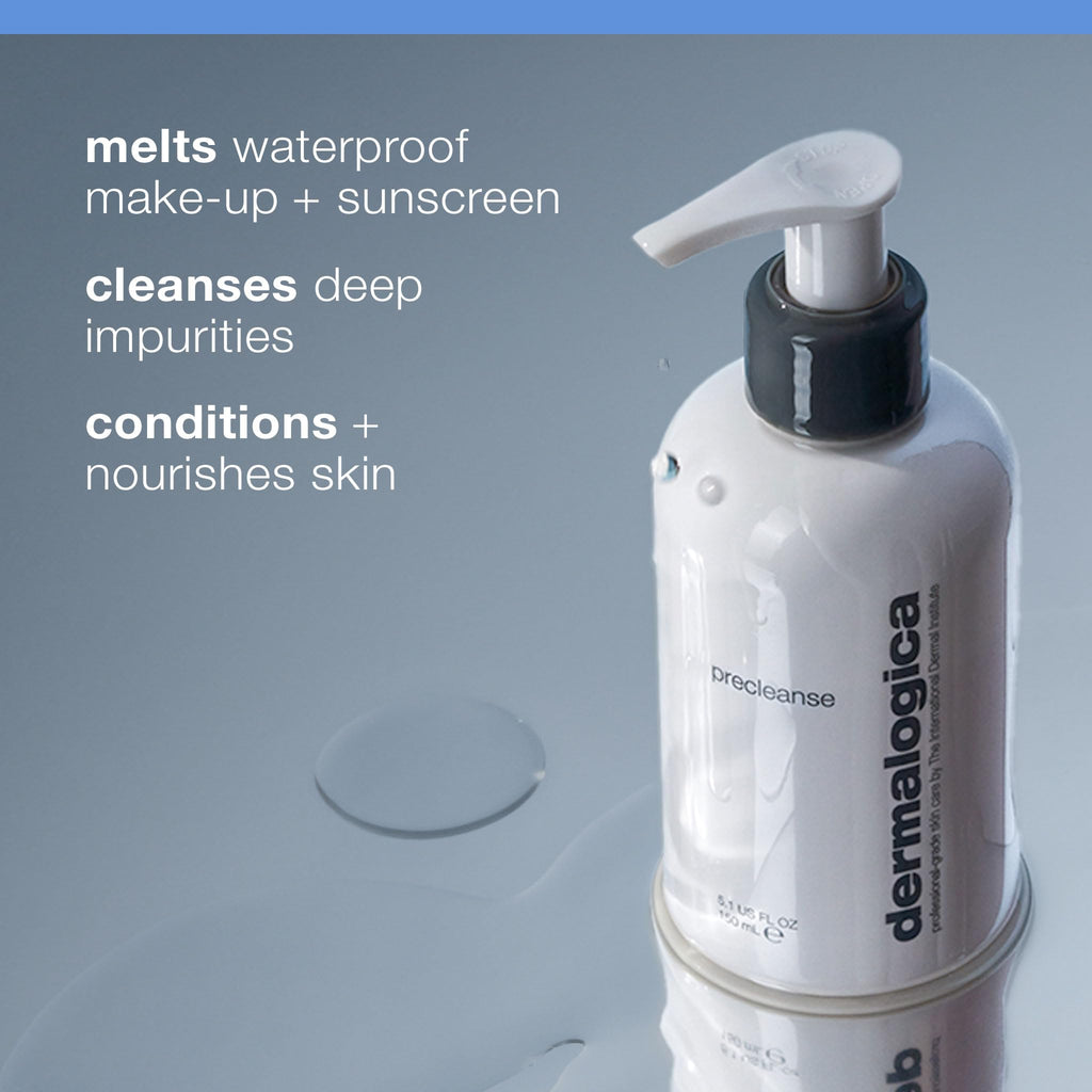 Dermalogica Precleanse Oil Cleanser, Makeup Remover for Face - Cleanse Pore and Melts Makeup, Oils, Sunscreen and Environmental Pollutants, 10 fl oz
