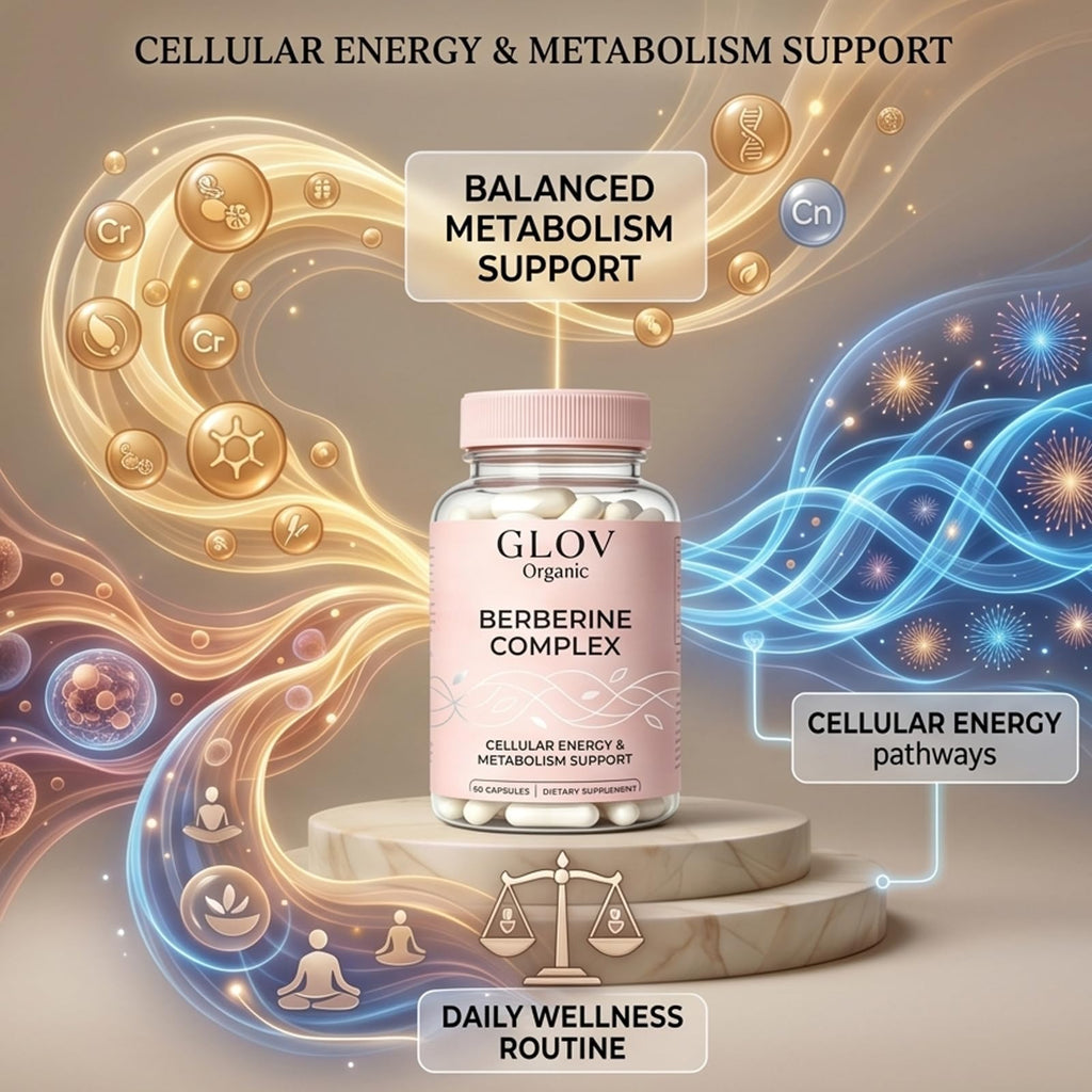 Glov Berberine Complex Capsules,120 Capsules