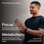 Ketone-IQ No Caffeine Performance Energy Shots – Ketone Fuel for Focus & Endurance, Metabolism Support, 10g Ketones, 24 Pack (Raspberry Lemonade)