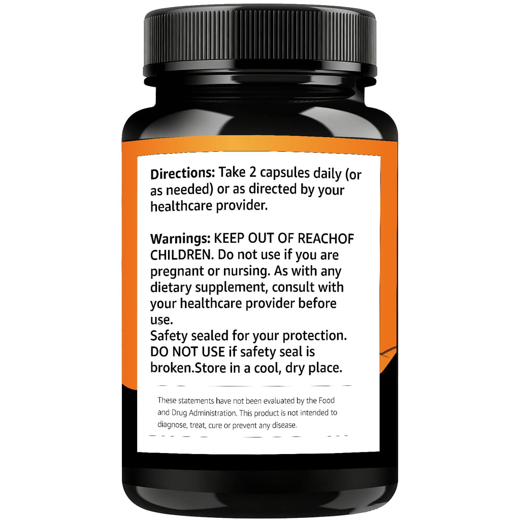 AMZEYE Primal Storm Capsules for Men, Advanced Daily Formula with Natural Ingredients, Maximum Strength Wellness Supplement for Energy, Vitality and Overall Health Support, 60 Capsules