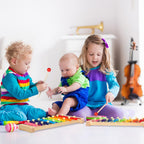 Lukmaa 6 Pcs Xylophone for Kids Wooden Xylophone with Mallets Musical Instrument Wood Baby Percussion Kit Christmas Birthday Gifts for Boys Girls Educational Preschool Instruments Toddler Toys