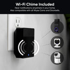 WYZE Wireless Duo Cam Video Doorbell (Chime Included), Battery Powered, 2K Full HD Video, 2 Cameras (People and Package), 2-Way Audio, Color Night Vision