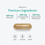 Vitanica FemVitality Libido Supplement for Women, Natural Female Libido Booster for Women, Increases Intimate Drive, Desire and Stamina, Helps Vaginal Dryness, Vegan 60 Capsules