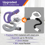 BIHARNT Upgraded Hose Replacement for Shark Navigator Lift Away Rotator Accessories Vacuum Hose for Shark Professional Vacuum Cleaner, Models NV350 NV351 NV352 NV355 NV356 NV360 UV440 UV550#113FFJ