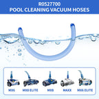 12 Pack Pool Cleaner Vacuum Hoses, Pool Vacuum Hose Replacement Kit for Zodiac MX6, MX8, MX6 Elite, MX8 Elite, MAXX, Baracuda, 39 Inch R0527700 Twist Lock Pool Vacuum Hose