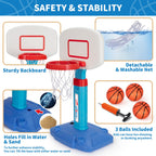 Toddler Basketball Hoop, Kids Toys Basketball Hoops for Indoor Outdoor Play