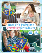 Exorany Busy Board Montessori Toys for Toddler Boys & Girls Birthday Gifts, Sensory Toys for Toddlers, Educational Travel Preschool Toddler Activities Learning Fine Motor Skills