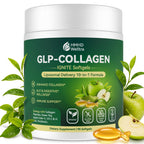 Collagen Softgels for Women Metabolism & Beauty, GLP Friendly 10-in-1 Multi Collagen Trim & Glow w. Hyaluronic Acid Biotin Green Tea & ACV, Hydrolyzed Multi Collagen Burn for Gut Skin & Hair -Colageno