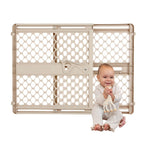 Toddleroo by North States - Supergate Ergo Baby Gate: Plastic Baby Gate for Stairs & Doorways - Adjustable Indoor Safety Gate - Made in USA - 26 to 42 Inches Wide - 26 Inches Tall - Sand