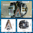 Single Speed Rotating Switch Part, Fit for A.O Smith Pumps,Stationary Switch Replace 629002-001,629002001,SAW-21-36