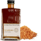 Strongwater Water Rich Demerara Syrup - Makes 16 Cocktails - Demerara Cocktail Syrup Handmade in USA with Filtered Rocky Mountain Water, Sugar, Simply Mix with