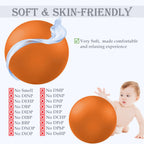 Soft Pilates Ball 9 Inch, Ideal Small Exercise Ball Between Knee Squeeze for Physical Therapy Yoga Core Medicine Abs Pt Bouncy, Mini Rubber Fitball Barre Workout Equipment for Women Men Kid Toddler